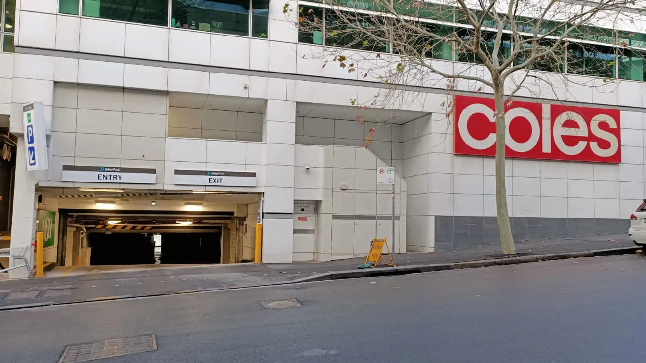 The InterPark car park entrance on Edward Street