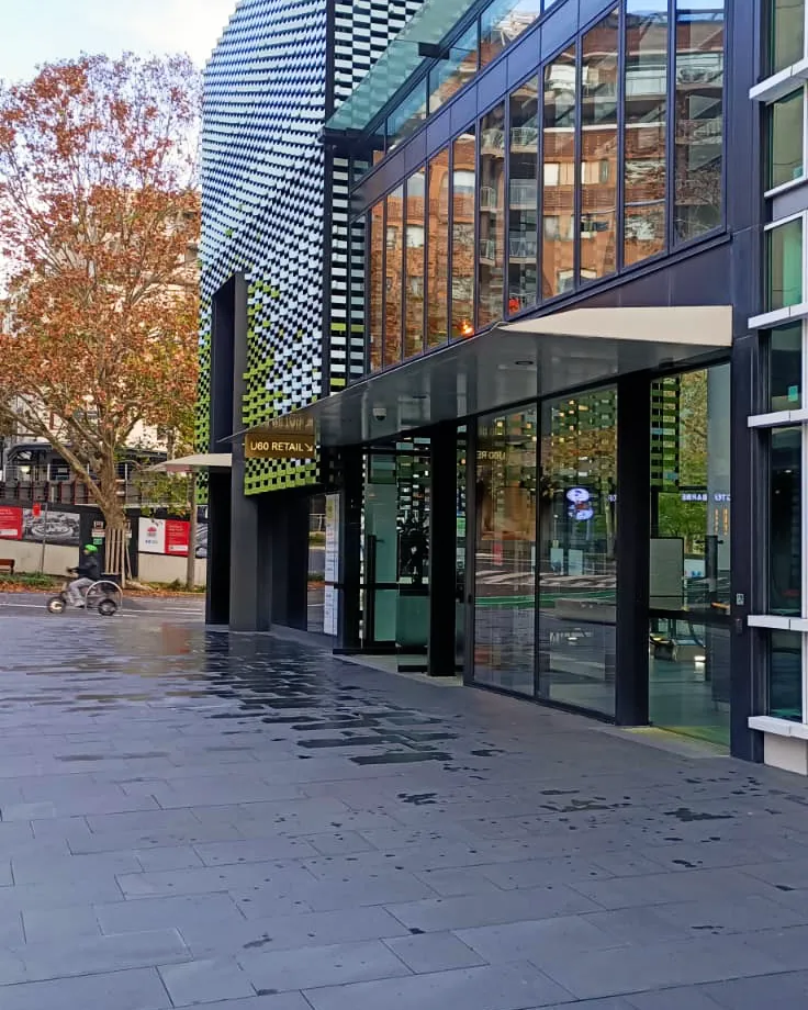 The U60 entrance on Union Street, Pyrmont